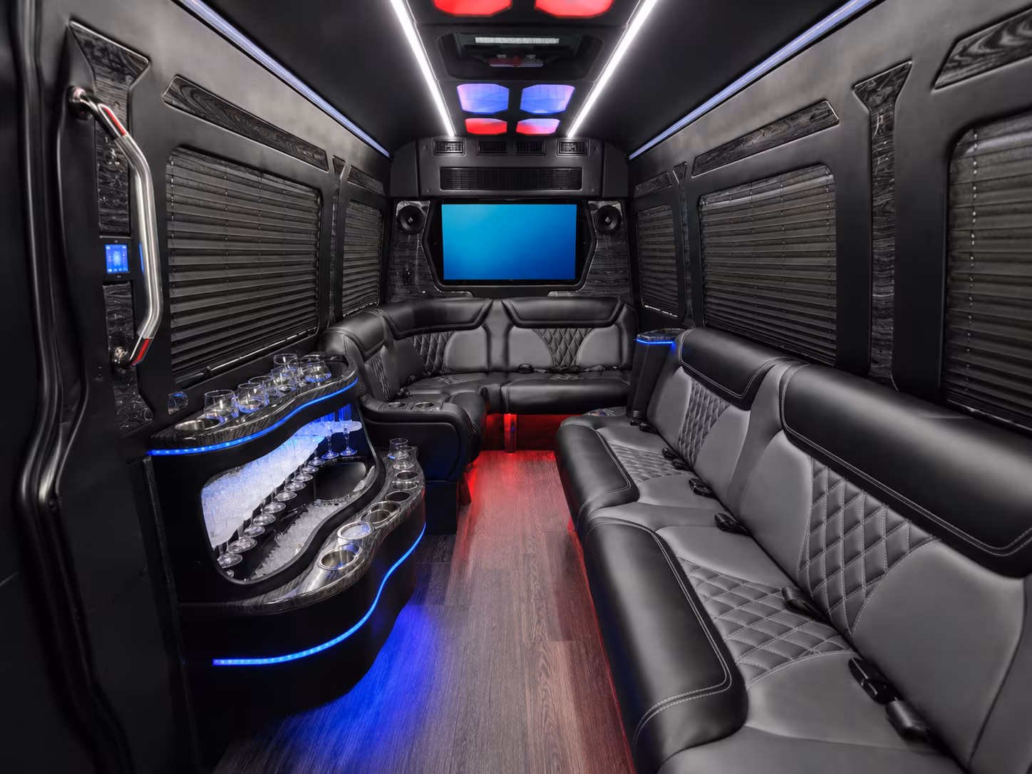 bethlehem 40 passenger party bus interior